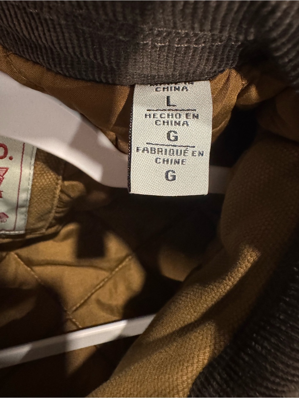 Levi's Men's Brown Jacket with Dark Contrast Collar - Picture 7 of 7